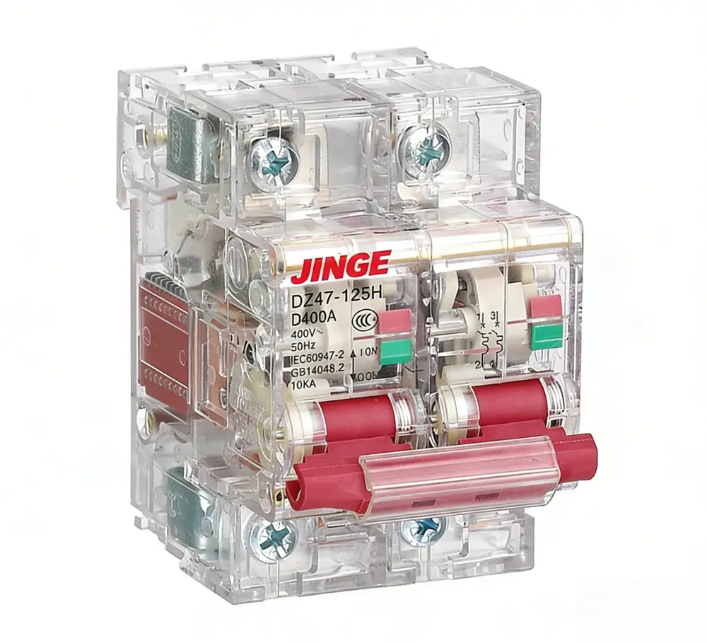 DZ47-125HT Miniature Circuit Breaker mcb with transparent case