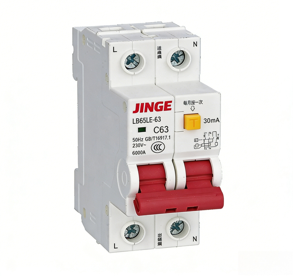 LB65(DZ40)LE-63 RCBO RCCB with Overcurrent Protection