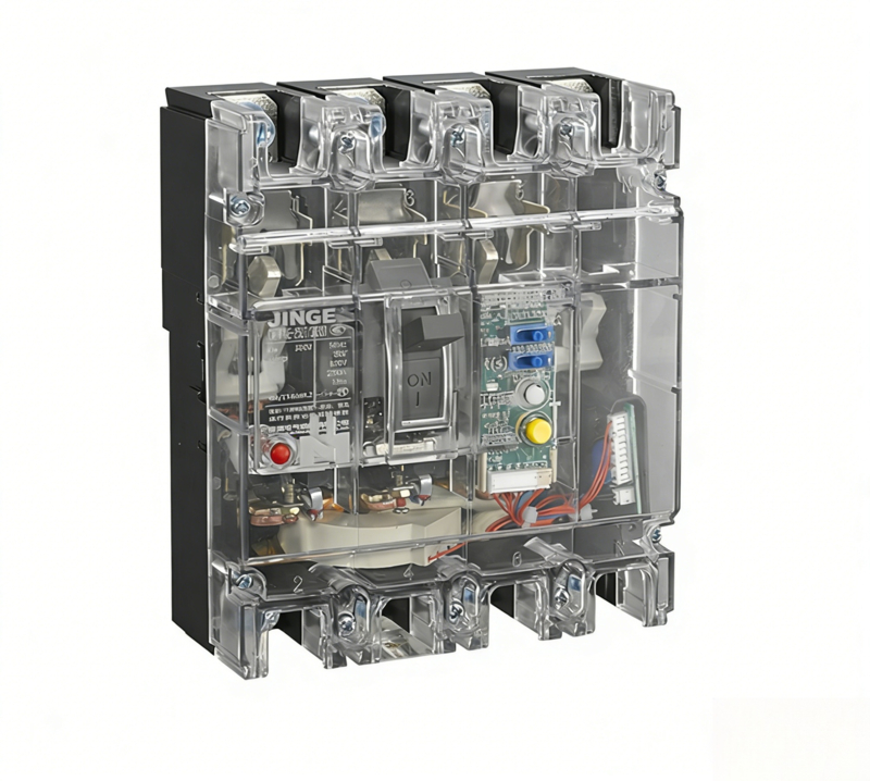 XYCM1LE MCCB Molded Case Circuit Breaker with transparent case